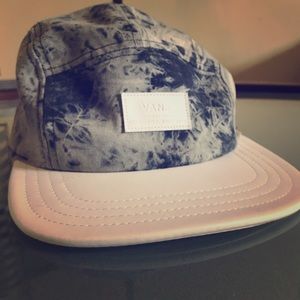 Vans White Grunge Hat